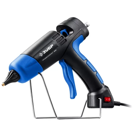 ЗУБР 200, d 11 мм, 20 г/мин, электрический термоклеевой пистолет, Профессионал (06852-11) купить в Нягани
