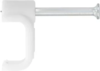 Скобы электроустановочные 7 мм прямоугольный профиль 50 штук СИБРТЕХ 47535 купить в Нягани