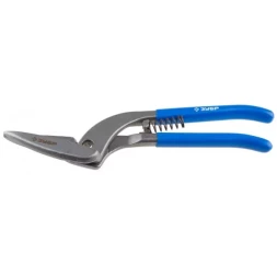 Ножницы по металлу цельнокованые ЗУБР "ПЕЛИКАН" 300мм, проходной рез, левые, твердость HRC 58-61 23013-30