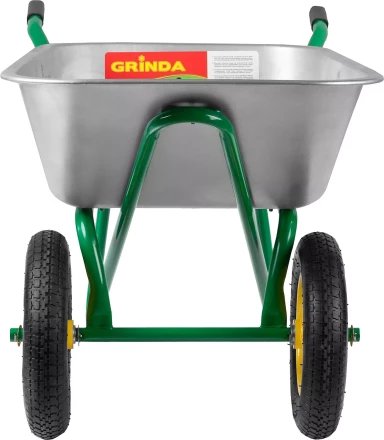 Тачка GRINDA строительная двухколесная, 110 литров 422394 купить в Нягани