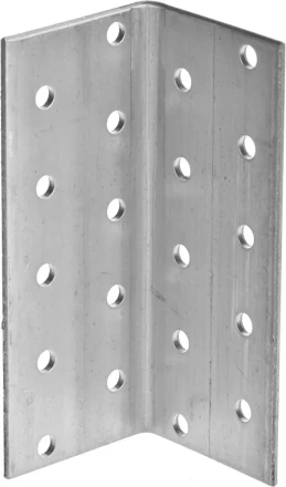 Крепежный угол ЗУБР &quot;МАСТЕР&quot; равносторонний, 100х40х40мм, 20шт 310205-100-040 купить в Нягани