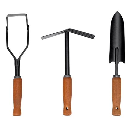 Набор садового инструмента Palisad 629117, деревянные рукоятки, 3 предмета купить в Нягани