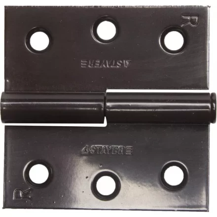 Петля дверная STAYER &quot;MASTER&quot; разъемная, цвет коричневый, правая, 75мм 37613-75-3R купить в Нягани