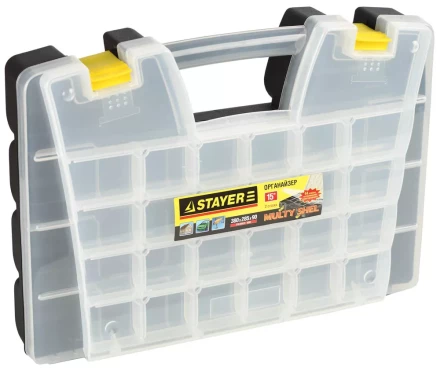 Органайзер двойной &quot;PROMULTI-15&quot; пластиковый, STAYER Professional 38037-15 купить в Нягани