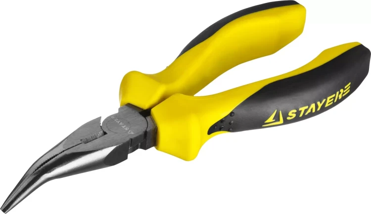 Тонкогубцы STAYER "PROTech" изогнутые, эксцентриковое расположение шарнира, 160мм 22027-4-16_z02 купить в Нягани