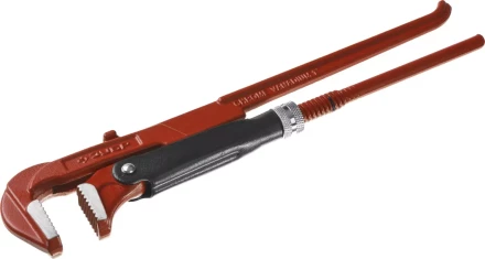 Ключ трубный ЗУБР "МАСТЕР" рычажный, прямые губки, цельнокованный, № 1, 1" 27314-1 купить в Нягани