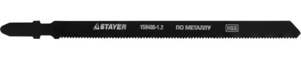 Полотна STAYER &quot;STANDARD&quot;, T318A, для эл.лобзиков, HSS, по цв. мeт, фрезер.развед, тонколист сталь, EU, T318A, 110/1,2мм, 2шт 159486-1.2 купить в Нягани