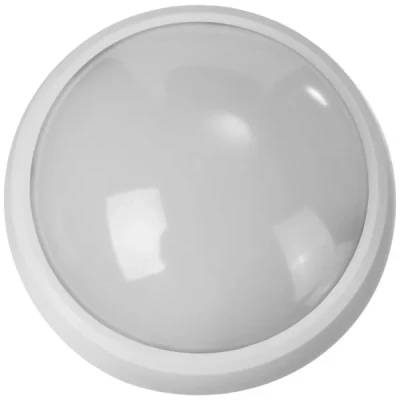 Светильник STAYER "PROFI" PROLight светодиодный, влагозащищенный IP65, пластиковый корпус, PC, влагозащищенный, круг, белый, 4000К, 7(60Вт) 57362-60-W