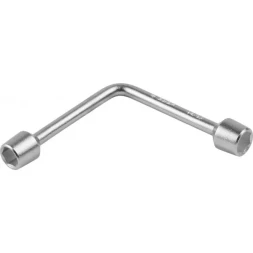 Ключ торцовый ЗУБР "МАСТЕР" двухсторонний L-образный, 14х15мм 27569-14-15