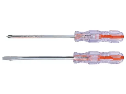 Отвертка Сrystal SL6,0 х 100 мм прозрачная рукоятка углерод. сталь SPARTA 134017 купить в Нягани