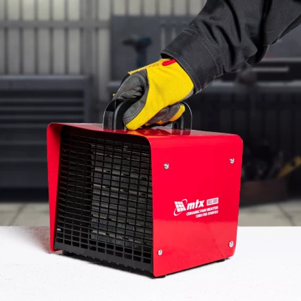 Тепловая пушка керамическая SHCL-3000, квадратная, 230 В, 480 м3/ч, 1/3 кВт// MTX 96403 купить в Нягани