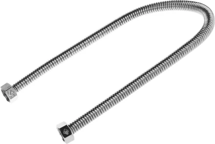 Подводка ЗУБР &quot;ЭКСПЕРТ&quot; сильфонная из нержавеющей стали, для воды, г/г (гайка-гайка), 1/2&quot;, 0,6м 51011-G/G-060 купить в Нягани