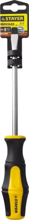 Отвертка STAYER &quot;MASTER&quot; &quot;HERCULES&quot;, Сr-V, противоскользящая рукоятка, SL8,0x150мм 25051-08-15_z02 купить в Нягани