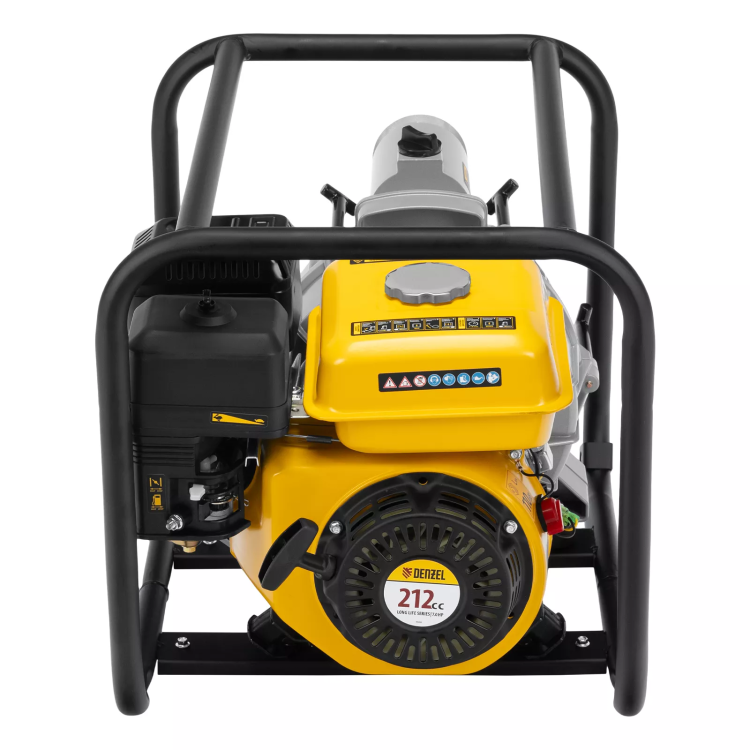 Мотопомпа бензиновая для грязной воды Denzel PX-80D7 99206, 7 л.с., 3", 1300 л/мин, глуб 8 м,напор 30 м купить в Нягани