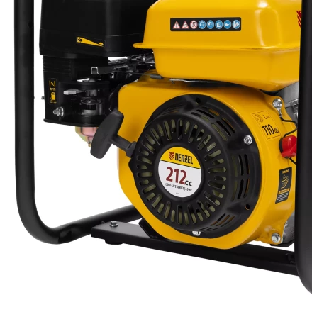 Мотопомпа бензиновая для грязной воды Denzel PX-80D7 99206, 7 л.с., 3&quot;, 1300 л/мин, глуб 8 м,напор 30 м купить в Нягани