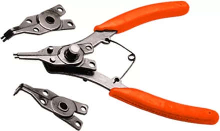 Съемник  для стопорных колец с насадками, 150 мм, универсальный SPARTA 183505 купить в Нягани