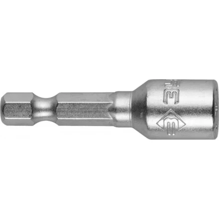 Биты ЗУБР &quot;МАСТЕР&quot; с торцовой головкой, магнитные, Cr-V, тип хвостовика E 1/4&quot;, 8х45мм, 2шт 26392-08-02 купить в Нягани