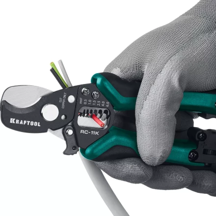 Кабелерез RC-11K со съемником изоляции 3в1 22696-3 купить в Нягани