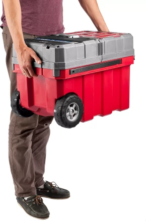 Ящики для инструмента на колесах МЕГА-БОКС серия ПРОФЕССИОНАЛ цвет черный купить в Нягани