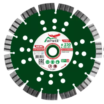 Диск алмазный 1A1RSS ULTRA GRANITE MAX 230*2,6*15*18T*22,23 купить в Нягани
