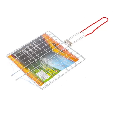 Решетка-гриль 230х230 мм хромированная PVC рукоятка Sparta 69635 купить в Нягани