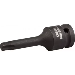 Торцовая головка KRAFTOOL "INDUSTRIE QUALITAT" ударная (1/2"), TORX, Cr-Mo, фосфатированная, T45 27952-45_z01