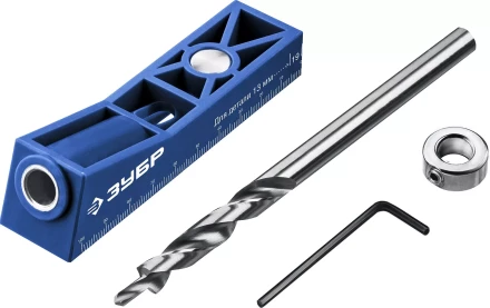 ЗУБР одно отверстие, одинарный кондуктор для глухих отверстий, Профессионал (30092) купить в Нягани