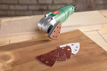 Лист шлифовальный HAMMER MF-AC 003 80 мм, Р 100, по дереву купить в Нягани