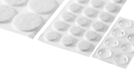 Набор STAYER &quot;COMFORT&quot;: Накладки самоклеящиеся на мебельные ножки, 98 шт, белые 40917-H98 купить в Нягани