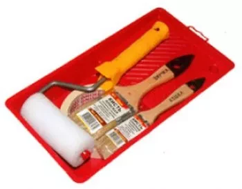 Набор малярный: валик кювета кисти 6 предм. 807035 купить в Нягани