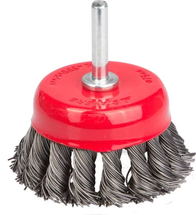 STAYER &quot;PROFESSIONAL&quot;. Щетка чашечная для дрели, жгутированная стальная проволока 0,5м, 75мм 35118-075_z01 купить в Нягани