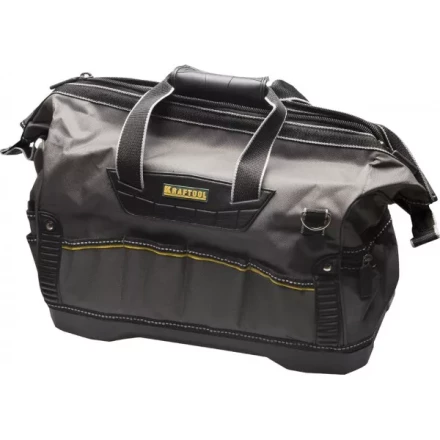 Сумка KRAFTOOL &quot;INDUSTRIE&quot; инструментальная, жесткое пластиковое дно, 20 карманов, длина 45см 38740-18 купить в Нягани