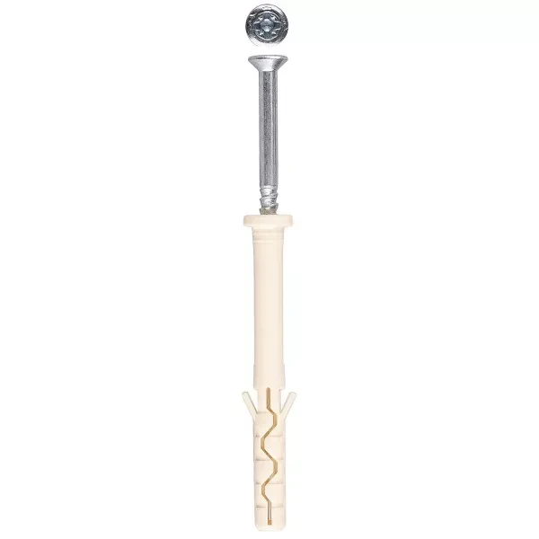 Дюбель-гвоздь ЗУБР нейлоновый, цилиндрический бортик, 8 x 100 мм, 50 шт 4-301395-08-100 купить в Нягани