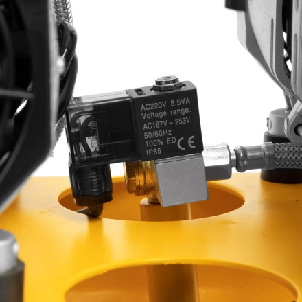 Компрессор безмасляный, малошумный Denzel DLS 2200/50, 2200 Вт, 2x1100, 50 л, 380 л/мин купить в Нягани