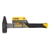 Молоток слесарный, 600 г Denzel, кованый, фибергласовая рукоятка c TPR покрытием, 10486 купить в Нягани