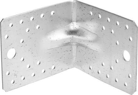 Крепежный угол ЗУБР &quot;МАСТЕР&quot; усиленный, 90х105х105мм, 20шт 310115-90-105 купить в Нягани