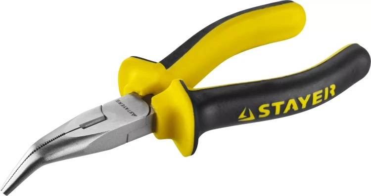 Тонкогубцы изогнутые STAYER "PROFESSIONAL" HERCULES, 160мм 2203-4-16_z01 купить в Нягани