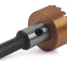 HSS-TiN коронка MESSER  28мм с центр. сверлом и толкающей пружиной для  лист. материала  до 2 мм ц/х купить в Нягани
