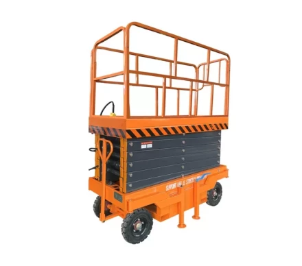 Подъемник ножничный передвижной 500 кг 12/14 м TOR SJY DC аккумуляторный (G) 1037818 купить в Нягани