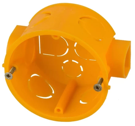 Коробка установочная СВЕТОЗАР для подштукатурного монтажа, макс напряж 400В, межцентр. Расстояние 71мм, 68х40мм, круглая SV-54903 купить в Нягани