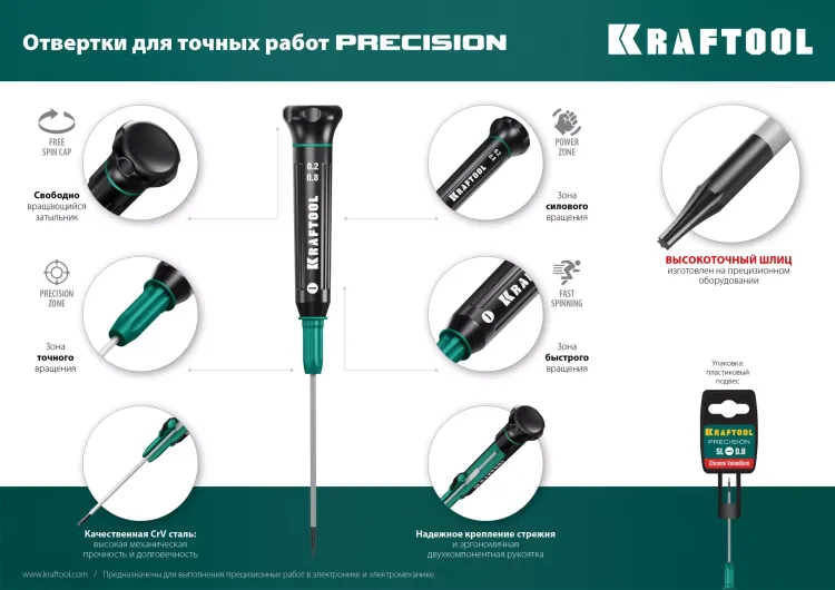 Отвертки для точных работ Precision 25682-1 купить в Нягани