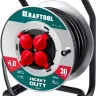 Силовые удлинители на стальной катушке  HEAVY DUTY 4.0, кабель КГ 3х2,5 кв мм 55086-30 купить в Нягани
