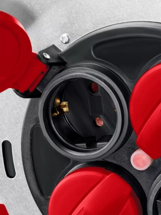 Силовые удлинители на стальной катушке  HEAVY DUTY 4.0, кабель КГ 3х2,5 кв мм 55086-30 купить в Нягани