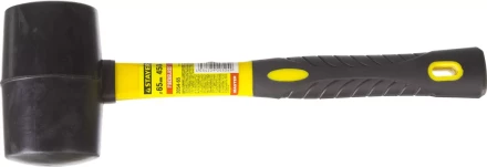 Киянка STAYER &quot;PROFESSIONAL&quot; резиновая ЧЕРНАЯ, с фиберглассовой ручкой 2054-65 купить в Нягани