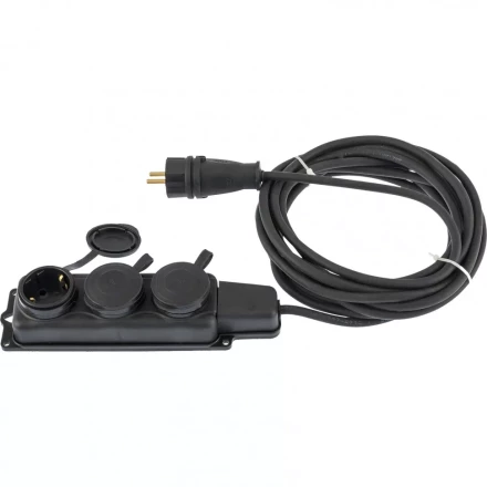 Удлинитель электрический силовой 20 м 3 х 1,5 мм 16 А тип УХЗ-16 Россия Denzel 96026 купить в Нягани