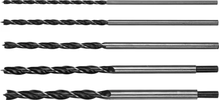 Набор сверл спиральных по дереву &quot;Maxdrill&quot;, 5шт, 6-8-10-12-14x300мм, STAYER 2943-300-H5 2943-300-H5 купить в Нягани