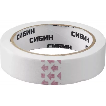 CИБИН. Малярная лента, креповая, 25мм х 25м 12111-25_z01 купить в Нягани
