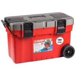 Ящик-тележка ЗУБР "ЭКСПЕРТ" пластмассовый для инструмента, 27" 38130-27