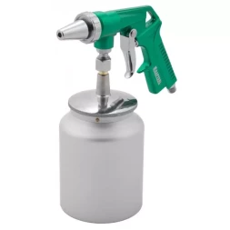 Пистолет KRAFTOOL "EXPERT QUALITAT" пескоструйный с нижним бачком 1000мл, рабочее давление 5 атмосфер 6583