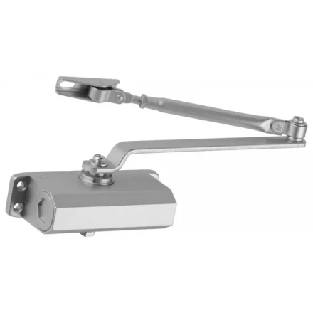Доводчик дверной ЗУБР для дверей массой до 40 кг, цвет серебро 37910-50 купить в Нягани